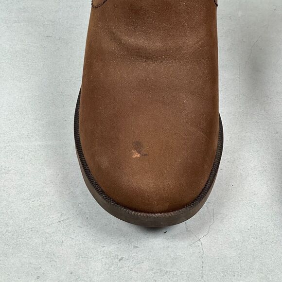 Teva Boots Womens 5.5 Brown Leather Waterproof Foxy Mid Calf Western Harness - Picture 3 of 11